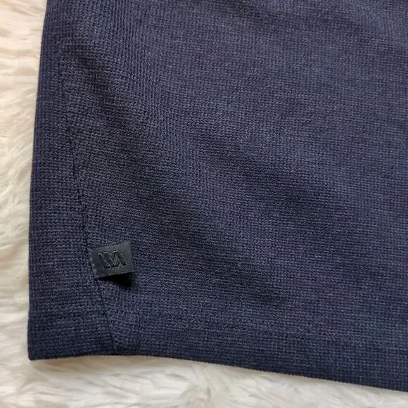 RVCA Cable Waffle Shorts Navy Blue Knit Mens XL - Picture 9 of 10